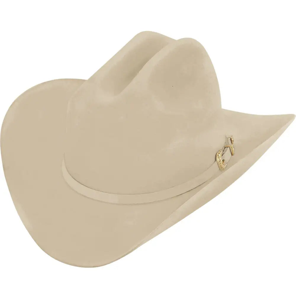 Larry Mahan's Dorado (4") - (5X) Fur Felt Cowboy Hat Natural