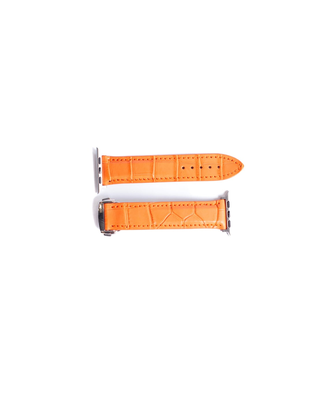 Apple Watch Band, Matte Orange Gator