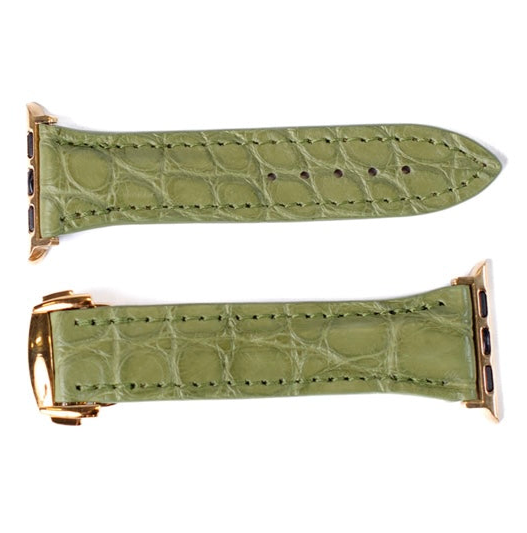 Apple Watch Band, Kiwi Matte Alligator