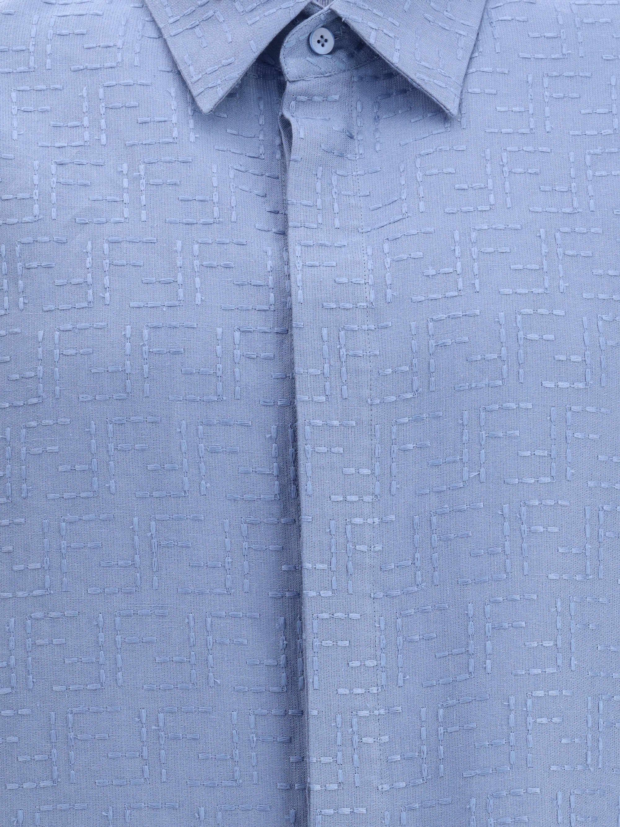 Fendi Men Linen Shirt