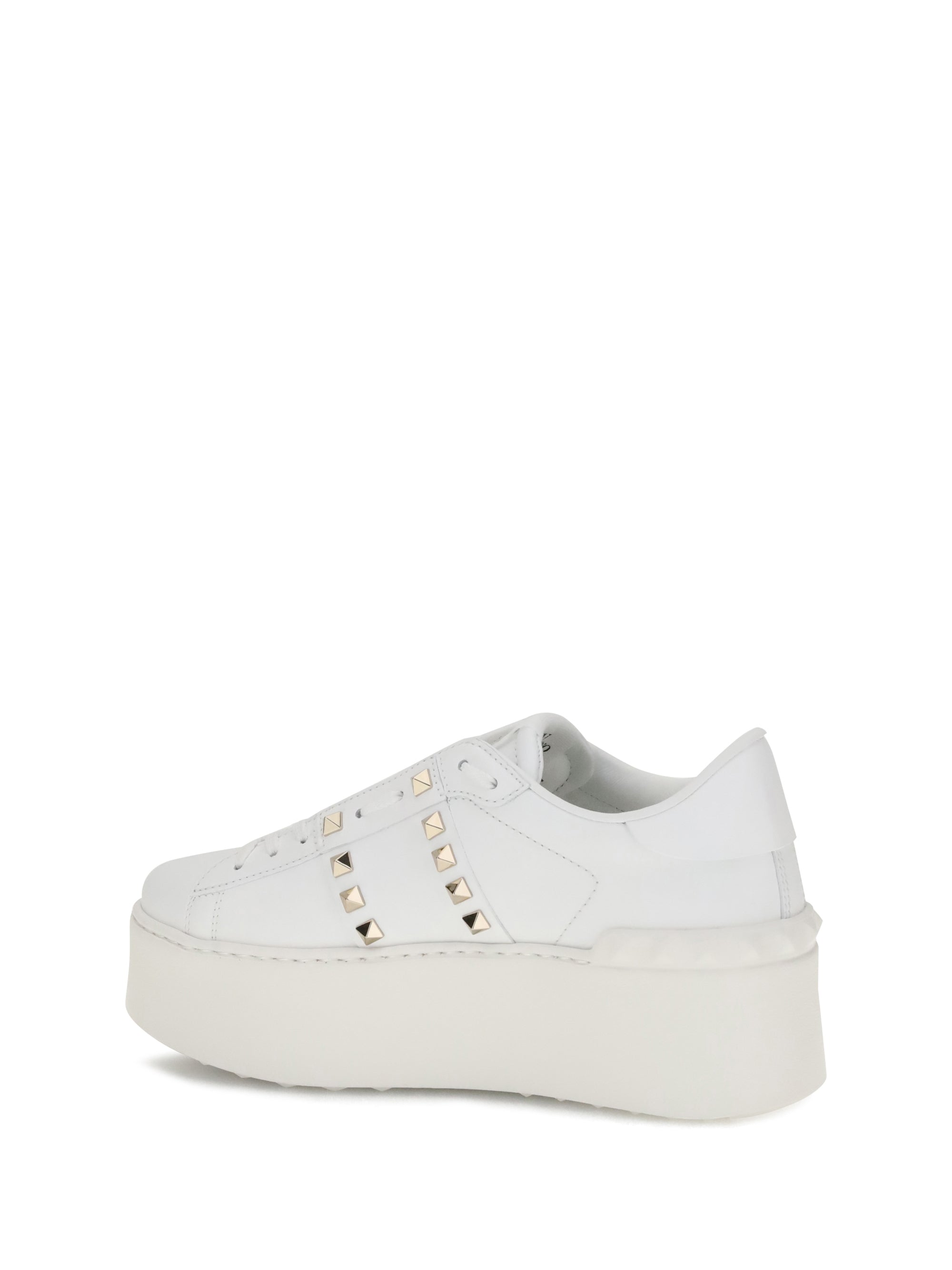 Valentino Garavani Women Rockstud Untitled Flatform Sneakers