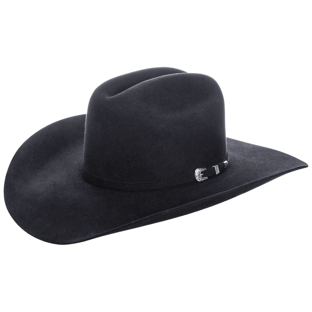 Larry Mahan's Fort Worth - (5X) Fur Felt Cowboy Hat Black