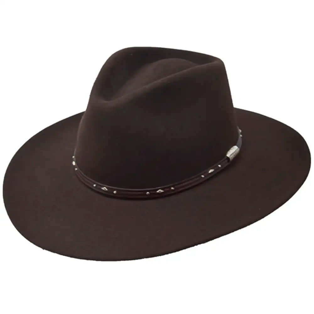 Stetson Pawnee - (5X) Fur Felt Cowboy Hat Chocolate