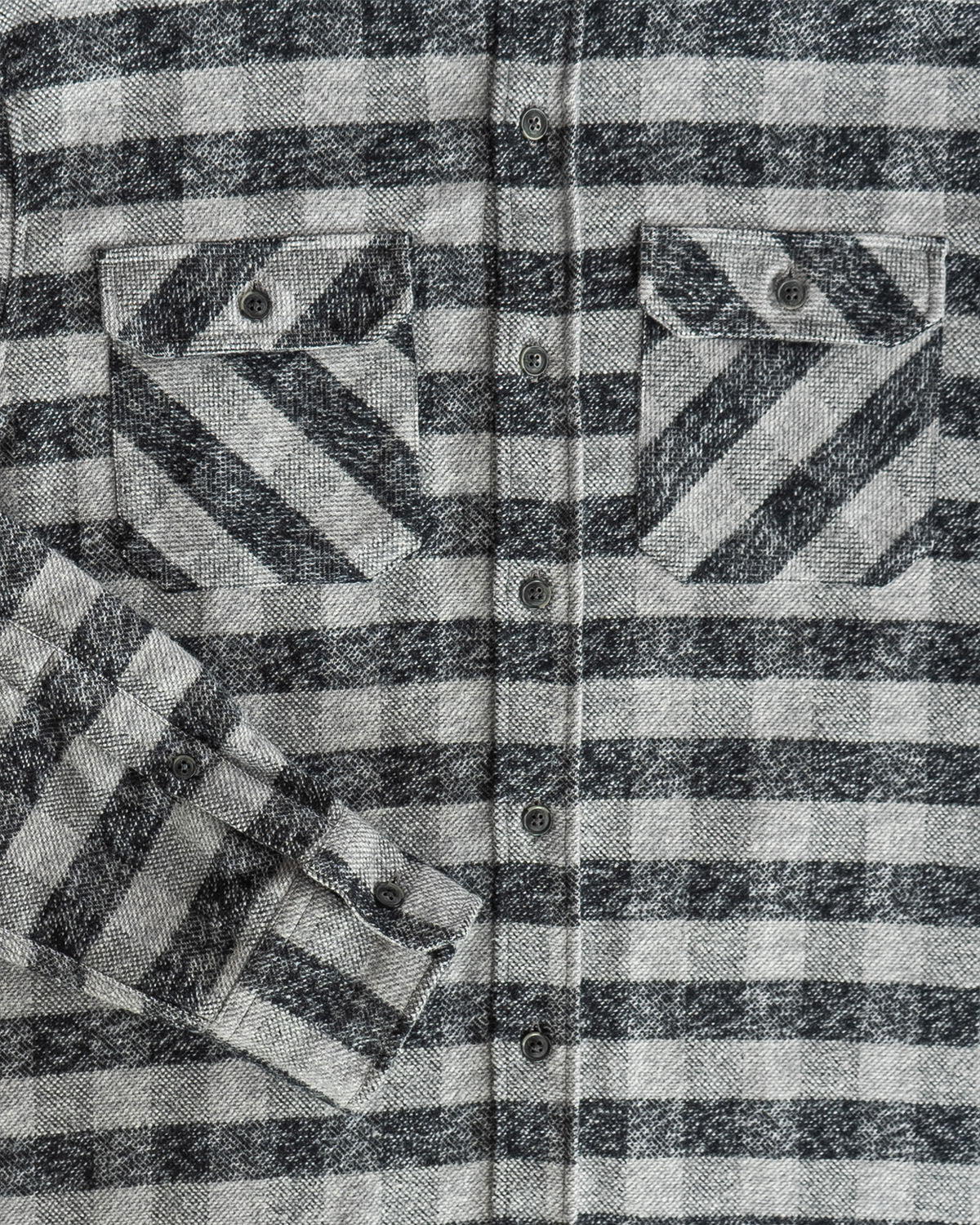 Grand Flannel, Charcoal Gingham