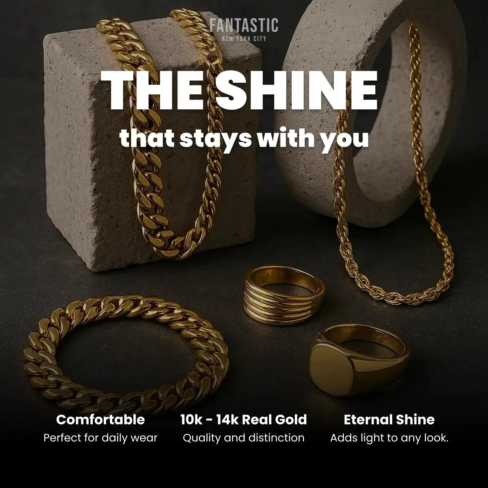 14K Gold- Hollow Rope Chain