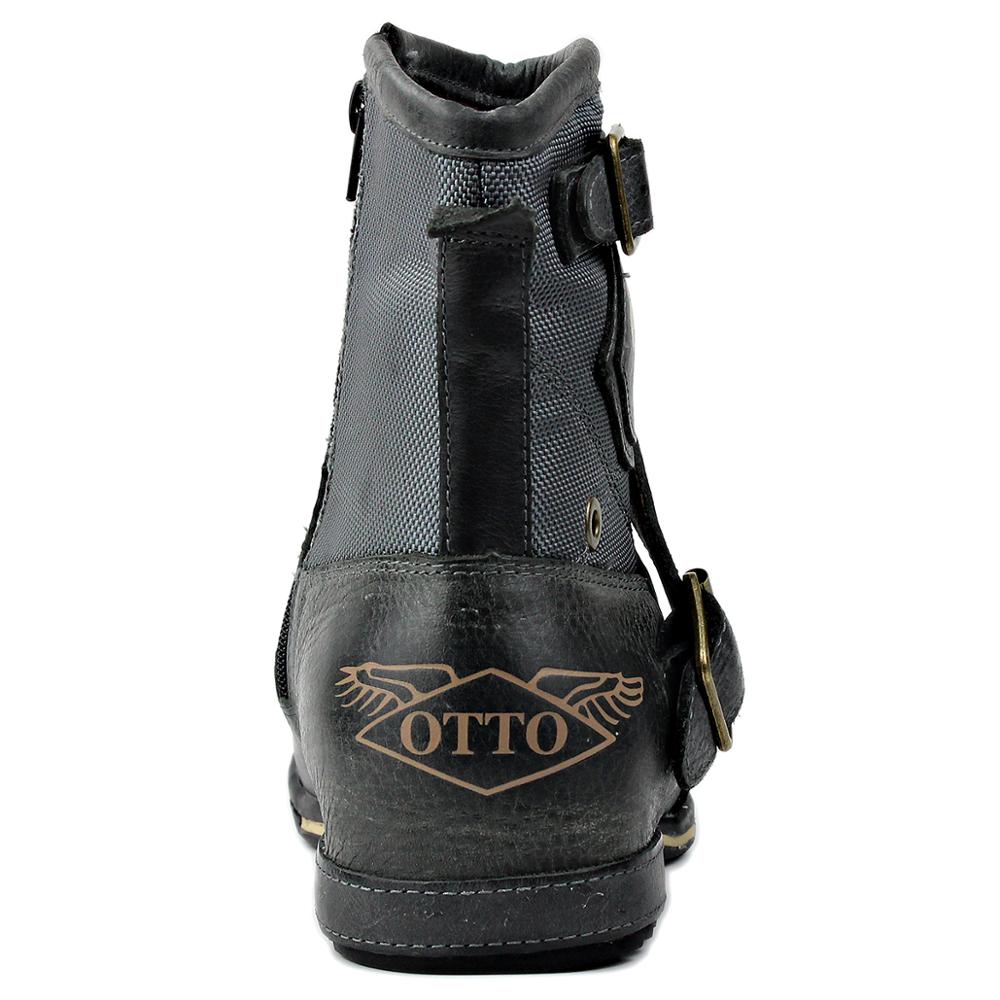 OSSTONE Men's Genuine Leathe Ankle Boots 5008-1-NH