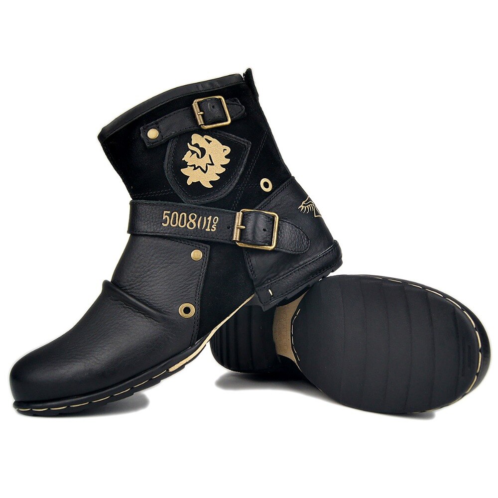 Men's Leather Ankle Boots