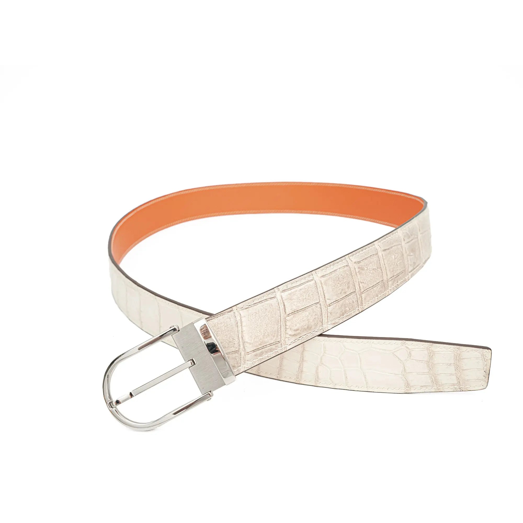 Handcrafted Alligator Leather Belts DVG318