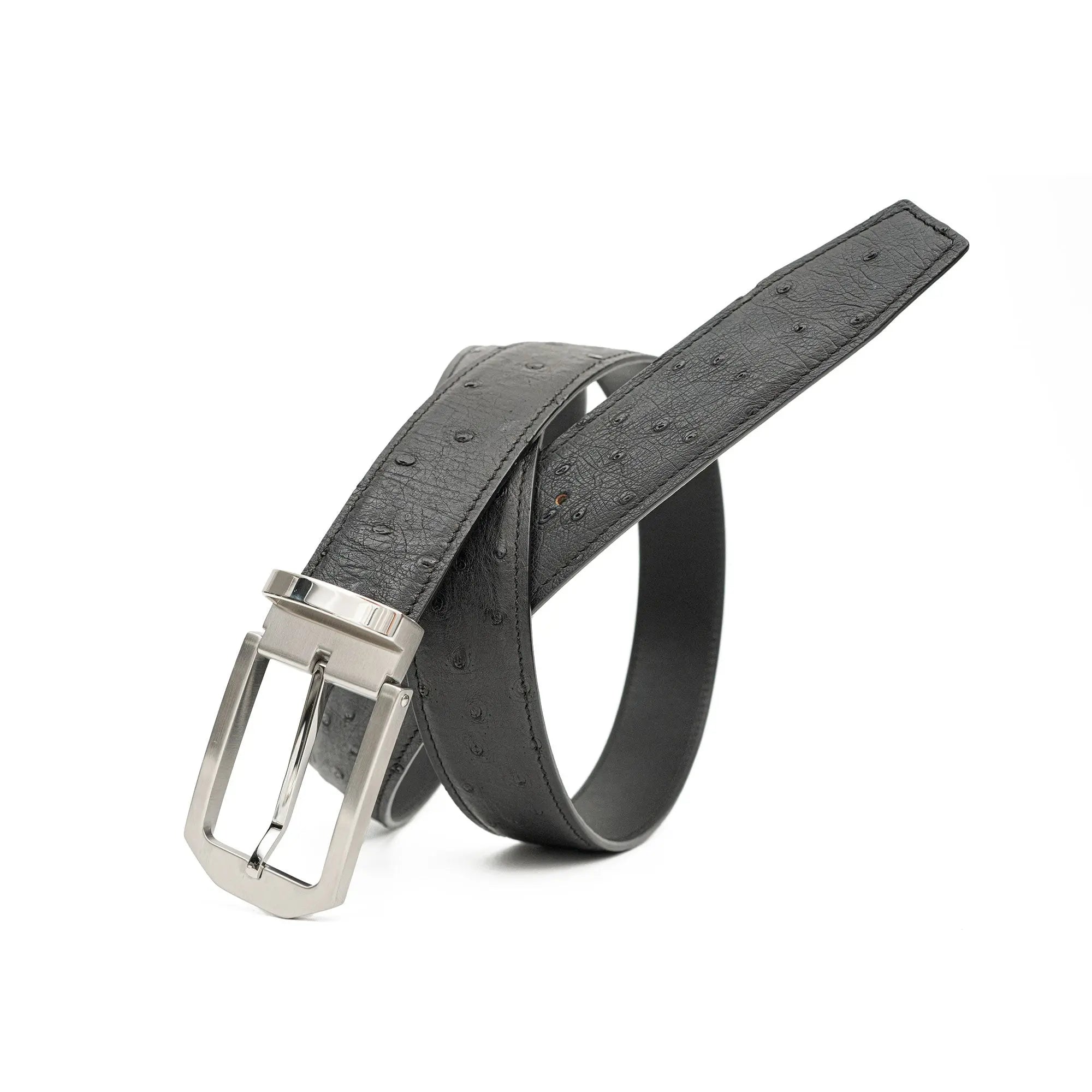 Handcrafted Alligator Leather Belts DVG338 Silver buckle