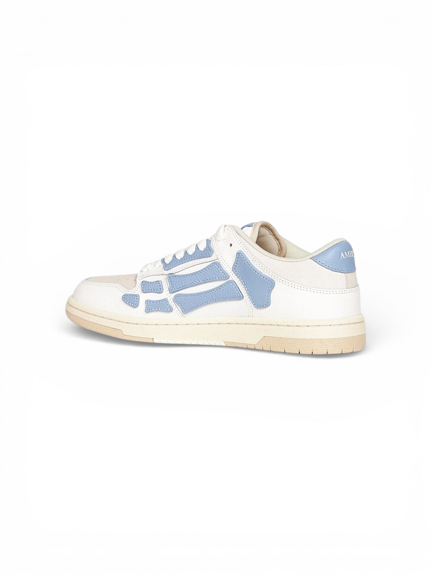 Amiri Men Leather Skel Top Low Sneakers