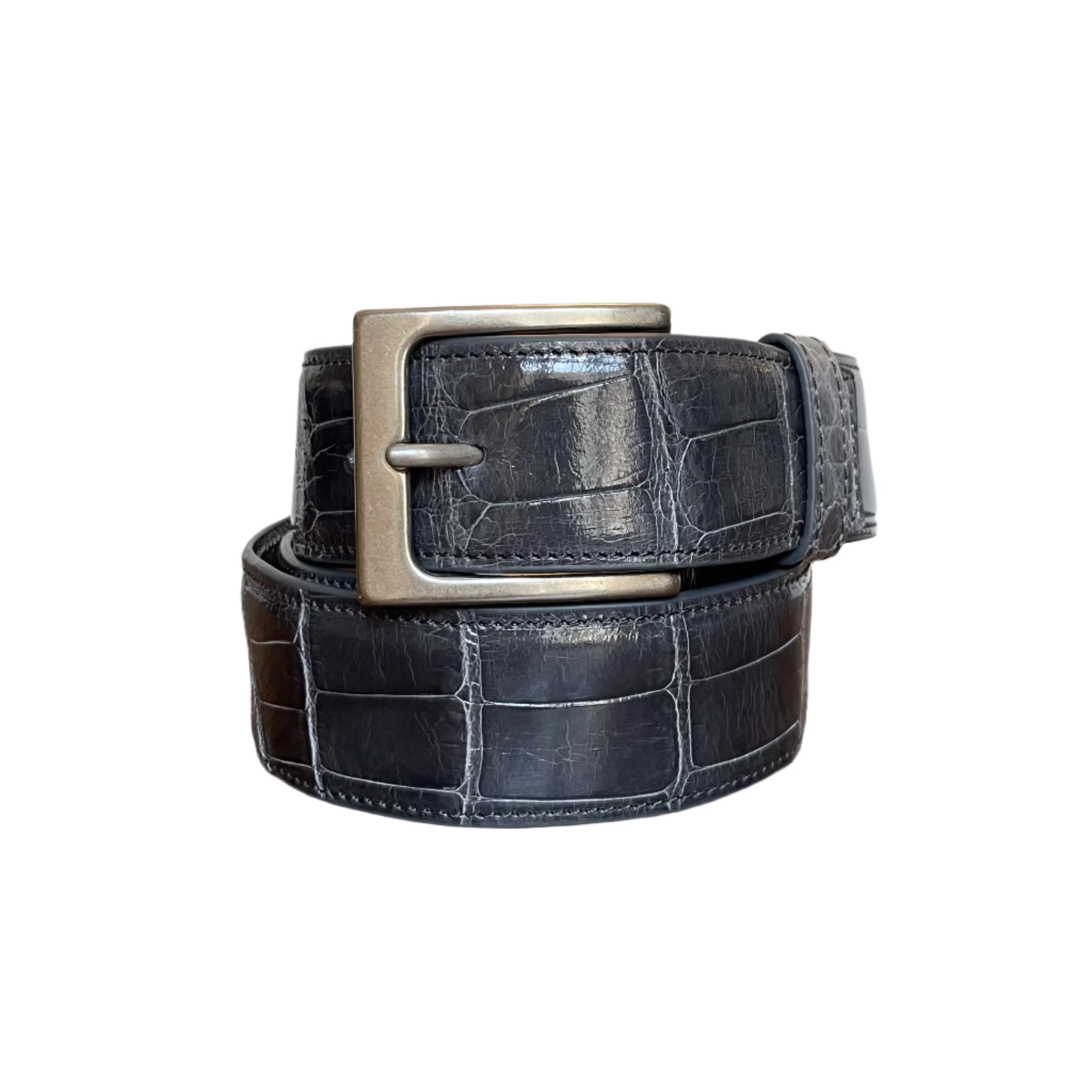 Full Skin Belt, Dark Grey Glazed