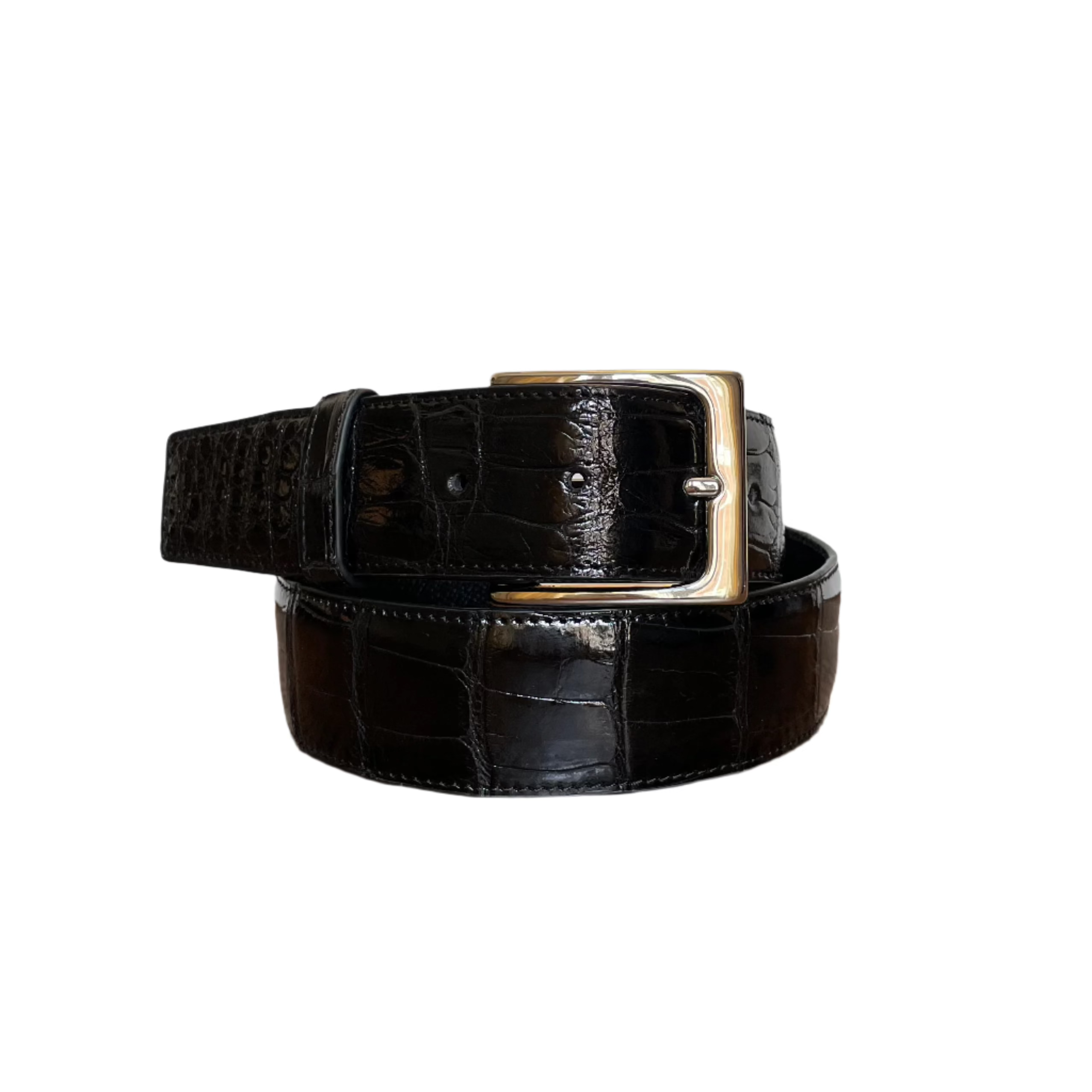 Full Skin Belt, Black Glazed