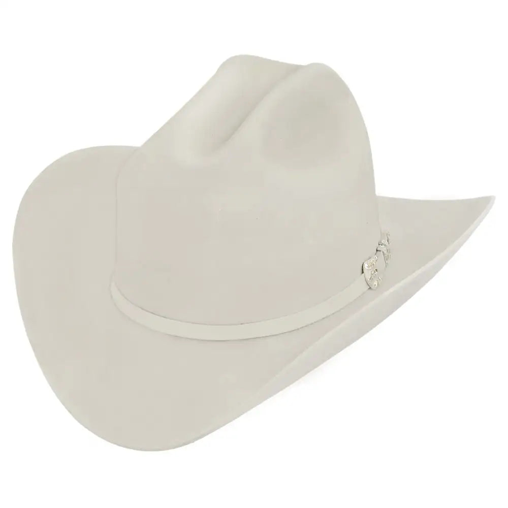 Larry Mahan's Jerarca - (10X) Fur Felt Cowboy Hat Silverbelly