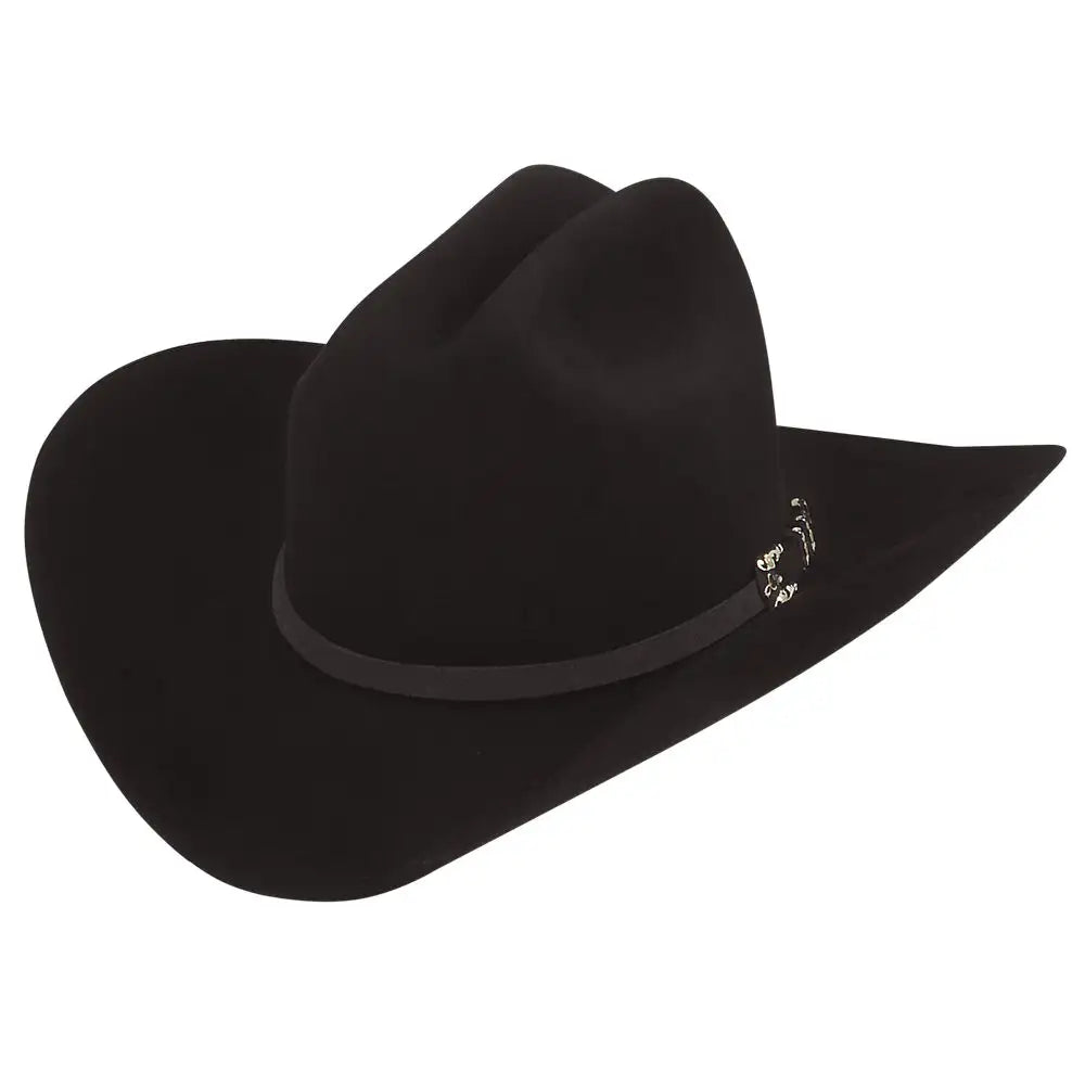 Larry Mahan's Jerarca - (10X) Fur Felt Cowboy Hat (Closeout) 7 3 4 Black