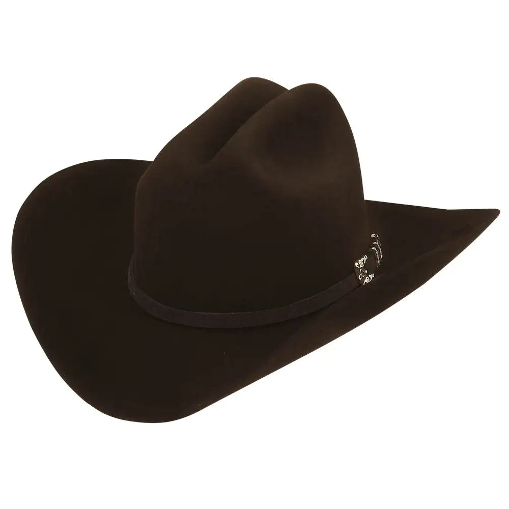 Larry Mahan's Jerarca - (10X) Fur Felt Cowboy Hat Brown