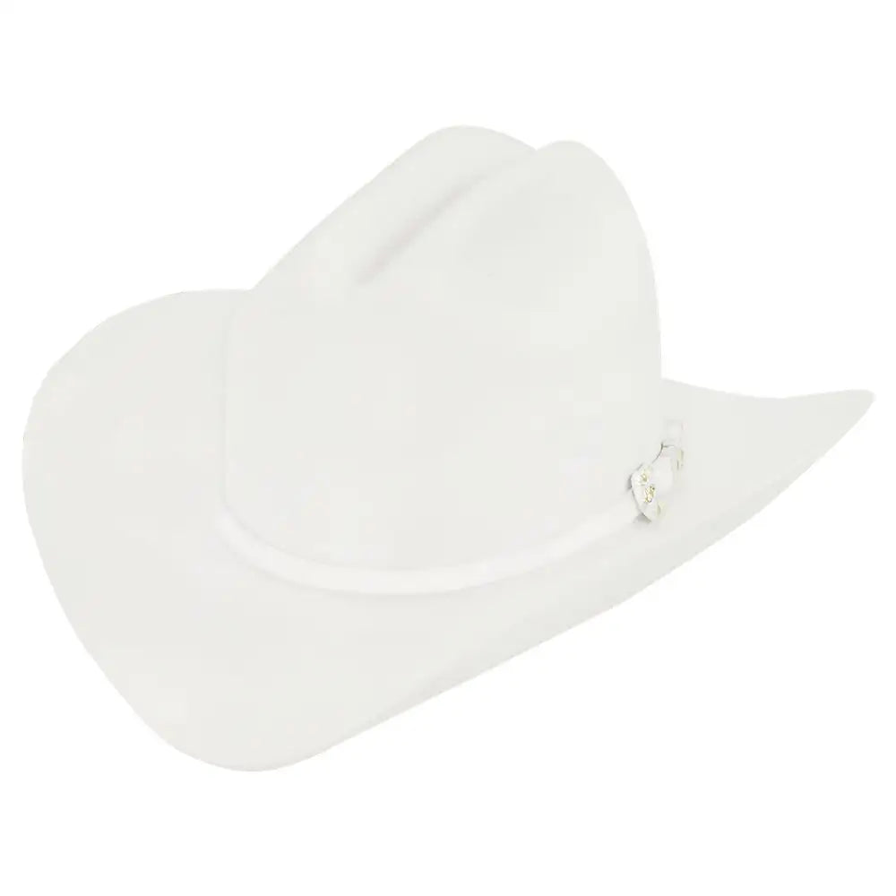 Larry Mahan's Jerarca - (10X) Fur Felt Cowboy Hat White