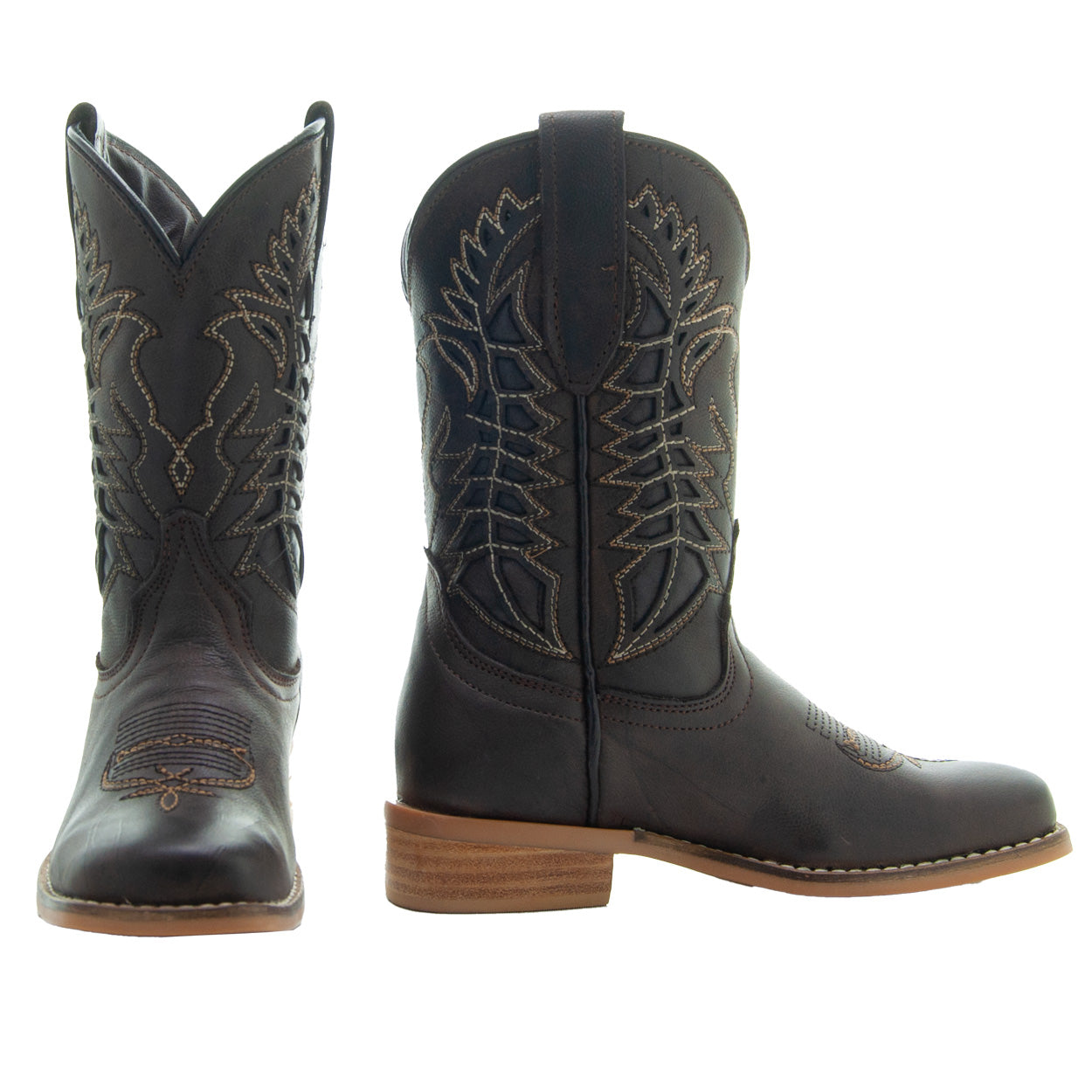 Kids' Brown Country Boots | Everyday Western Boots for Kids K3007RU Brown