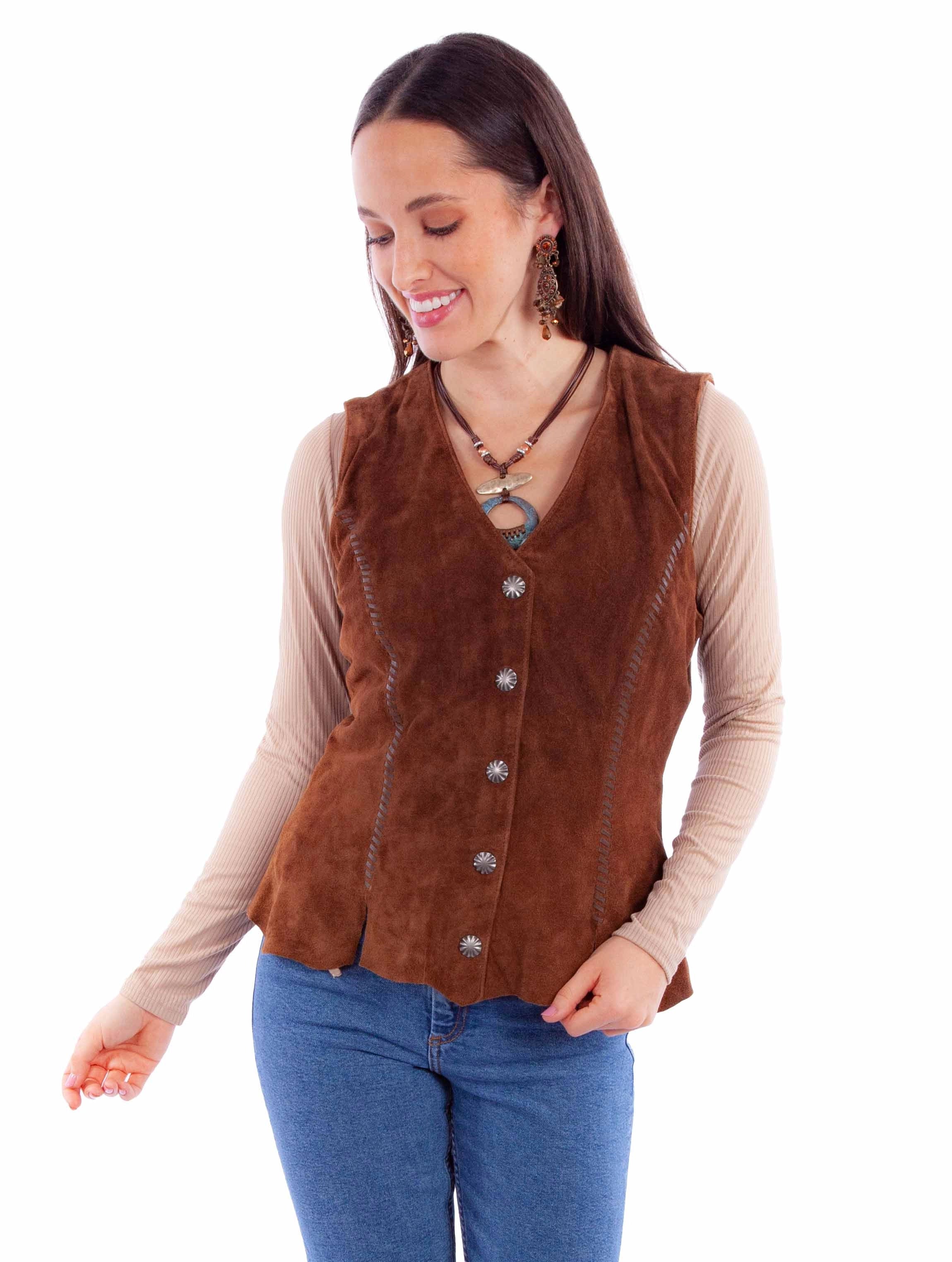 Scully Cheyenne (L1102) – Women’s Vest Brown