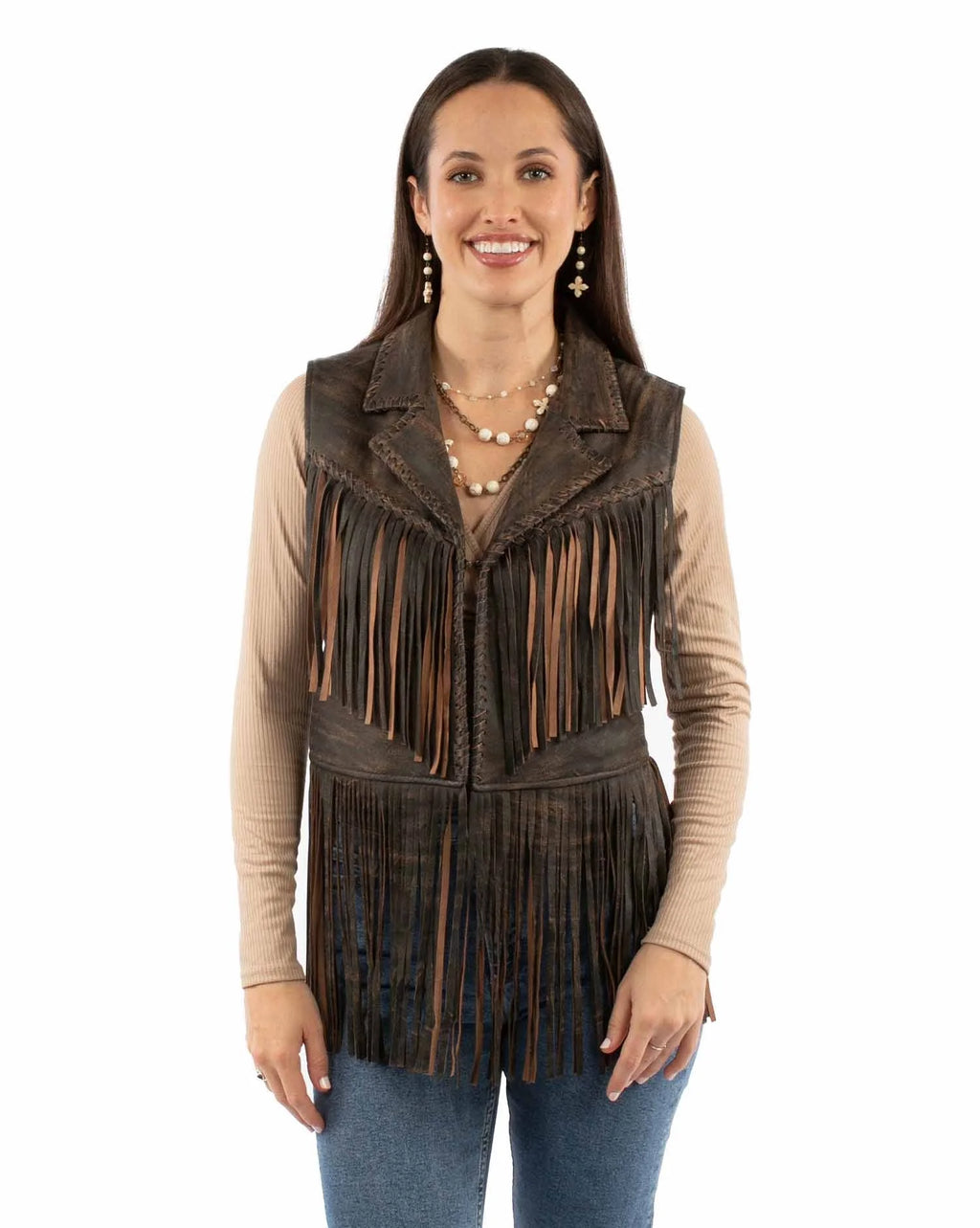 Scully Starling (L1181) – Women’s Vest Brown