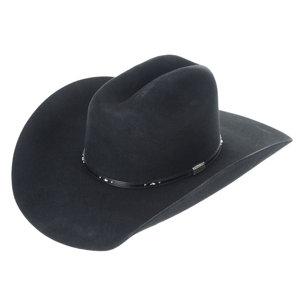 Larry Mahan's Stockman - (3X) Wool Felt Cowboy Hat Black