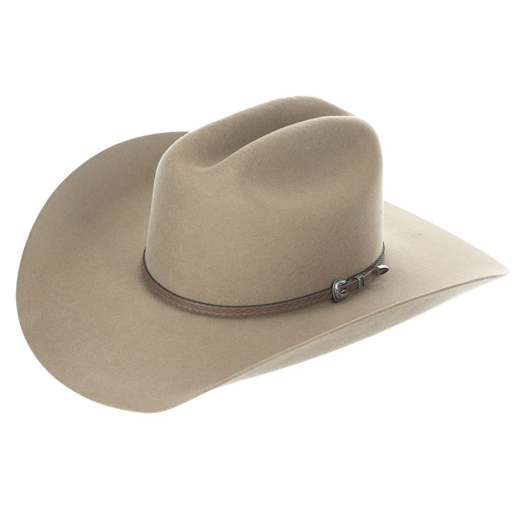 Larry Mahan's Bandera - (3X) Wool Felt Cowboy Hat Fawn
