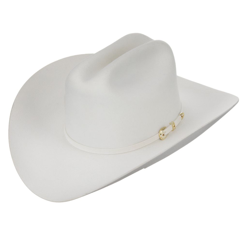 Larry Mahan's El Rey - (30X) Fur Felt Cowboy Hat White