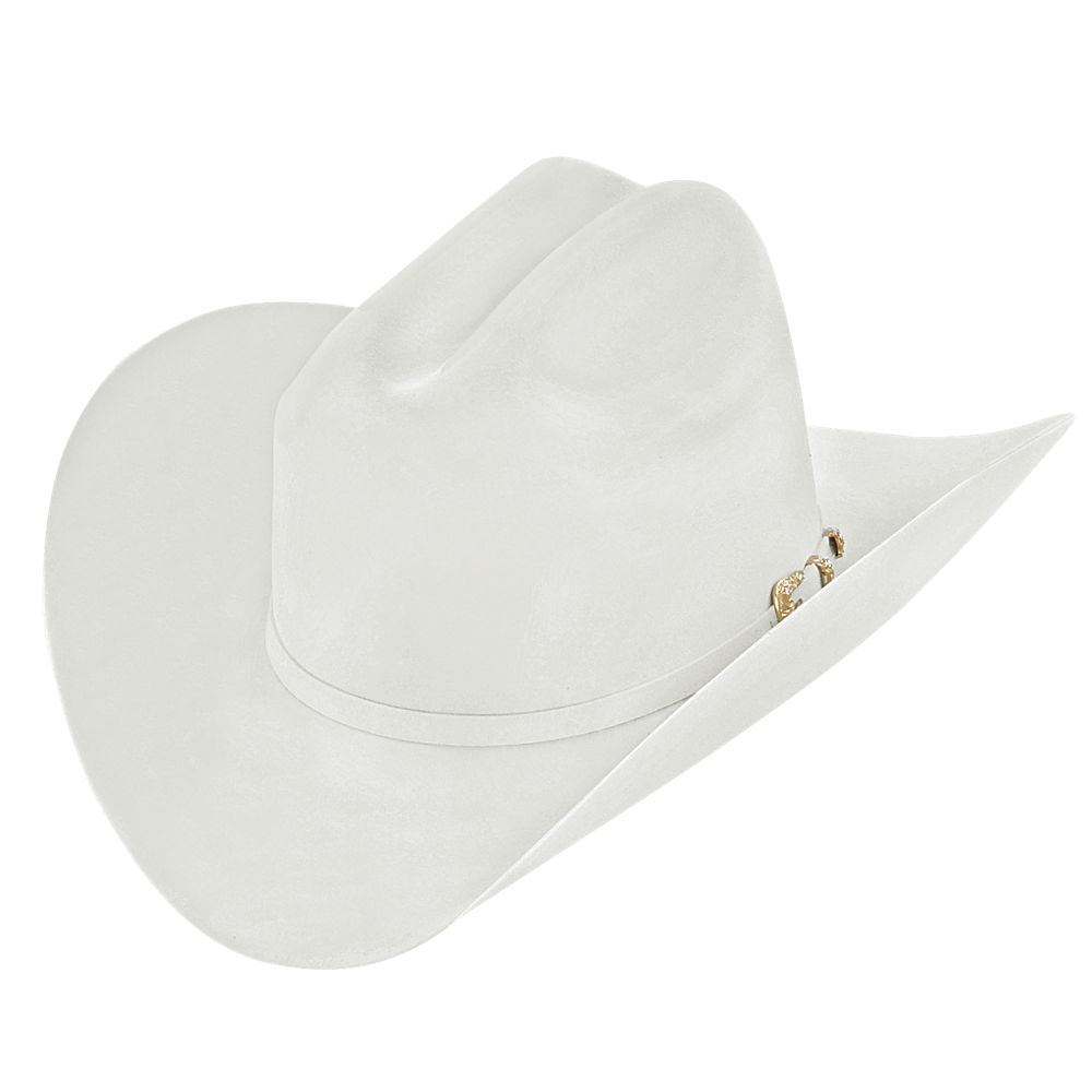 Larry Mahan's Opulento - (30X) Fur Felt Cowboy Hat White