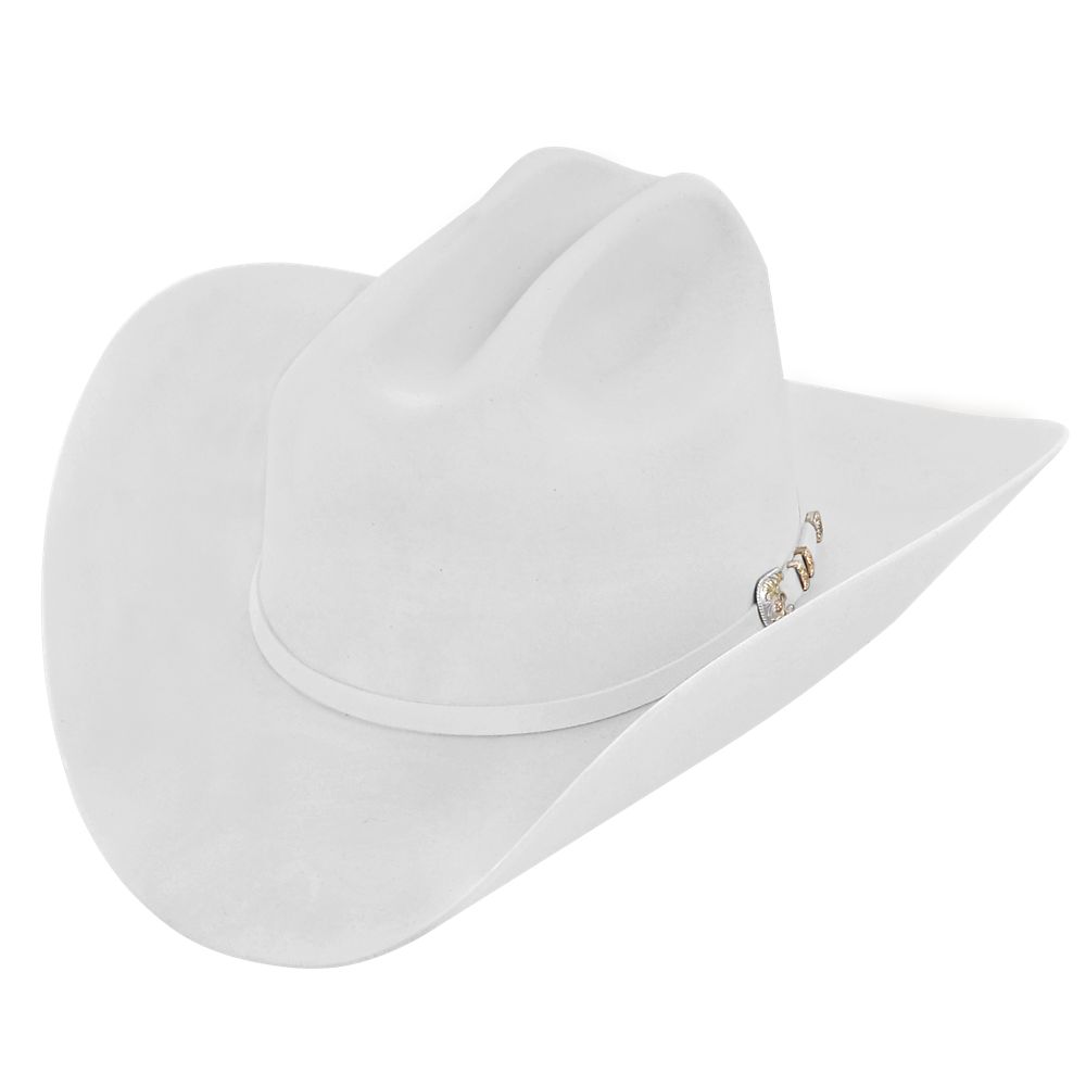 Larry Mahan's Superior - (100X) Fur Felt Cowboy Hat White