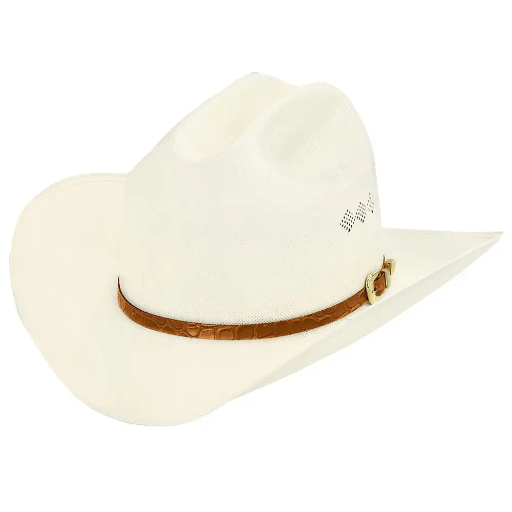 Larry Mahan's El Primero (4") - (15X) Straw Cowboy Hat Cognac