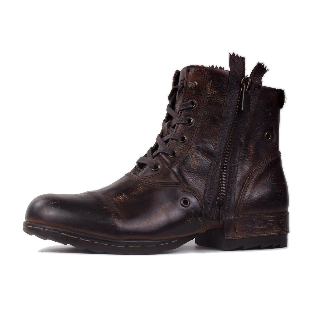 Men's Leather Ankle Boots OS-5008-8-E-F