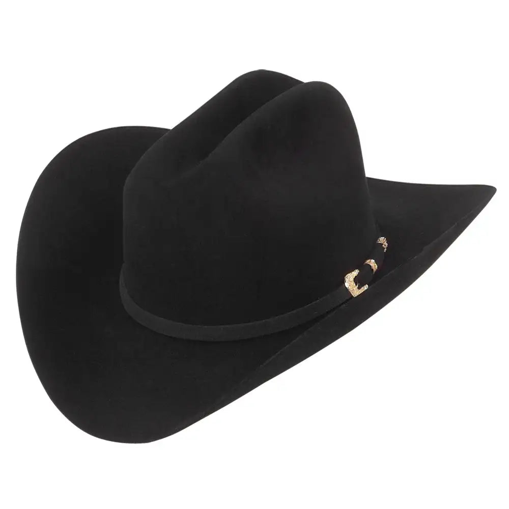 Larry Mahan's Opulento - (30X) Fur Felt Cowboy Hat Black