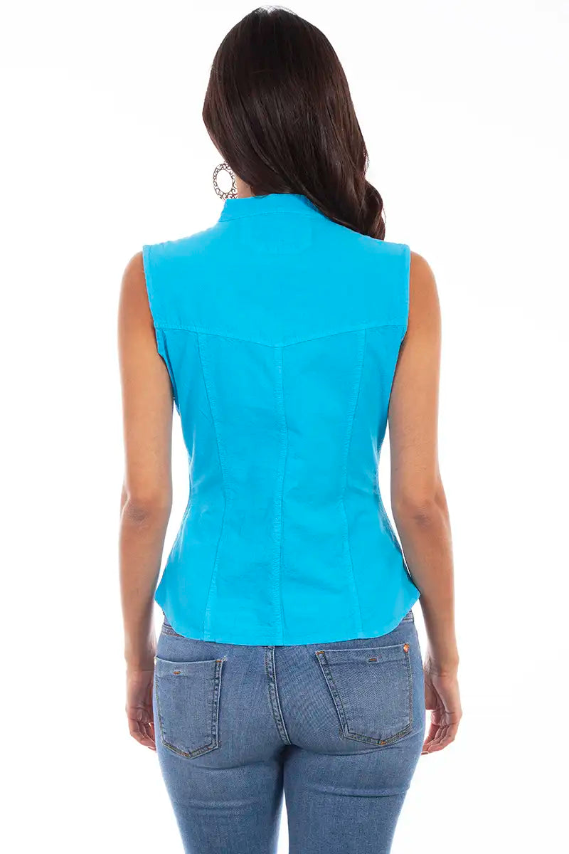 Scully Cantina Sleeveless Blouse (PSL-059) - Women's Shirt