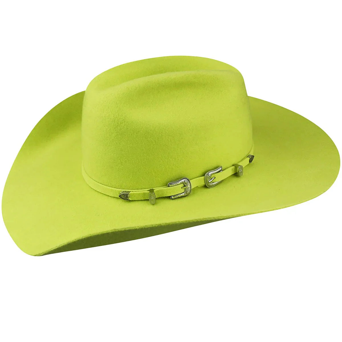 Bailey Punchy - Wool Felt Cowboy Hat Lime