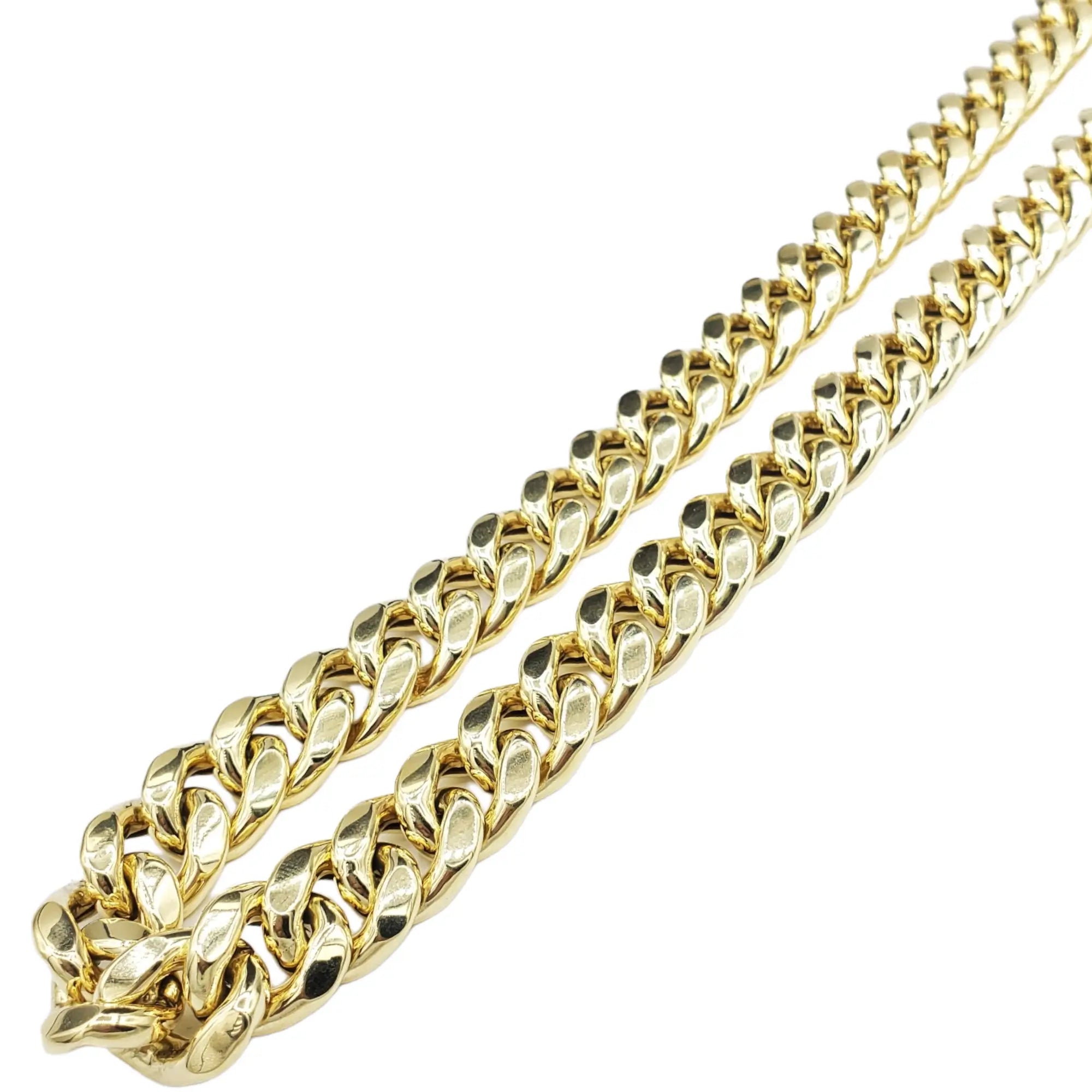 10K Gold- Hollow Miami Cuban Chain