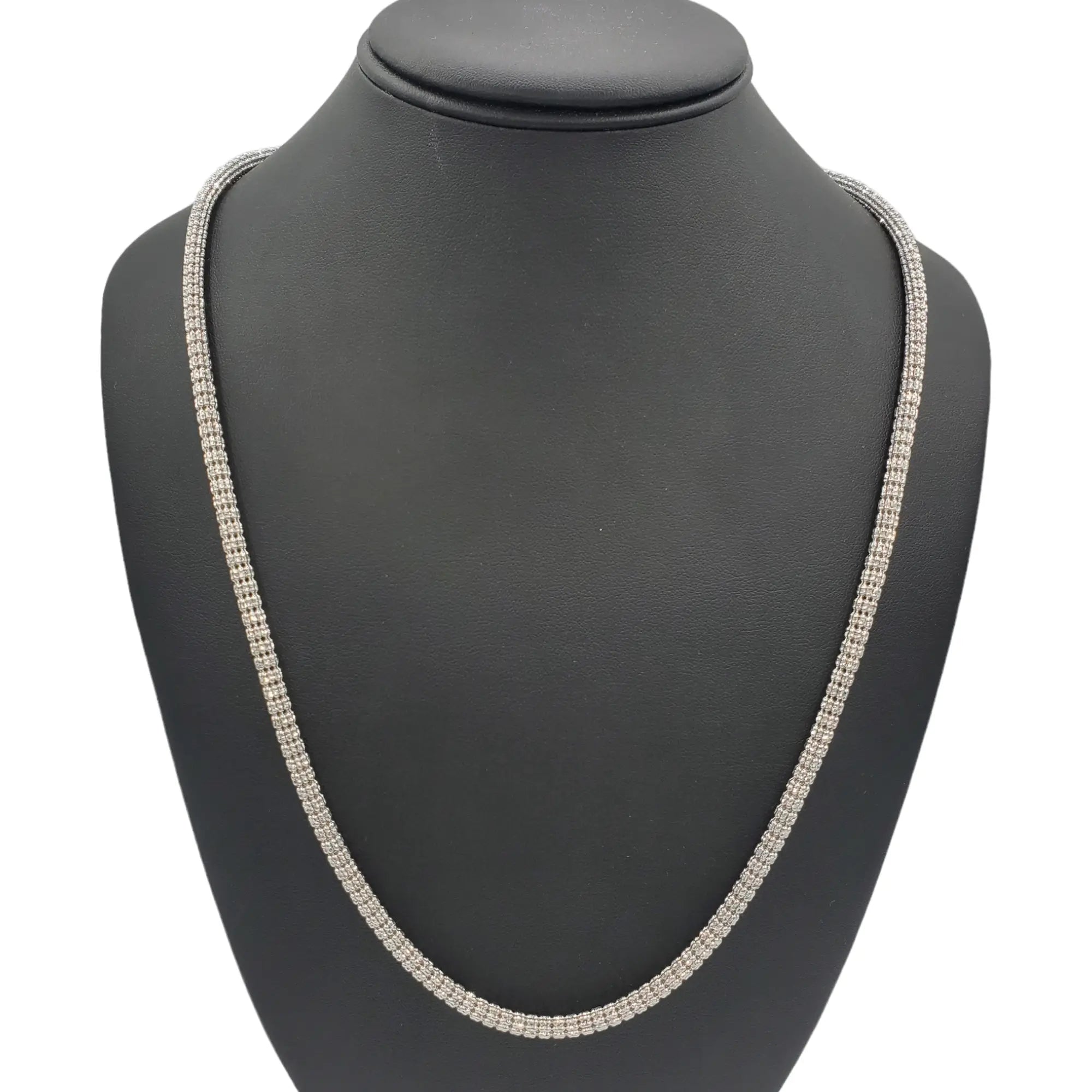 14K Gold- Ice Chain (White Gold)