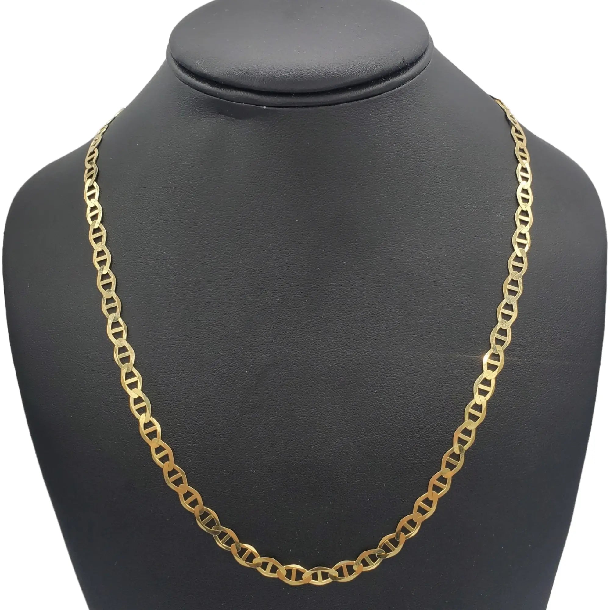 10K Gold- Solid Mariner Chain