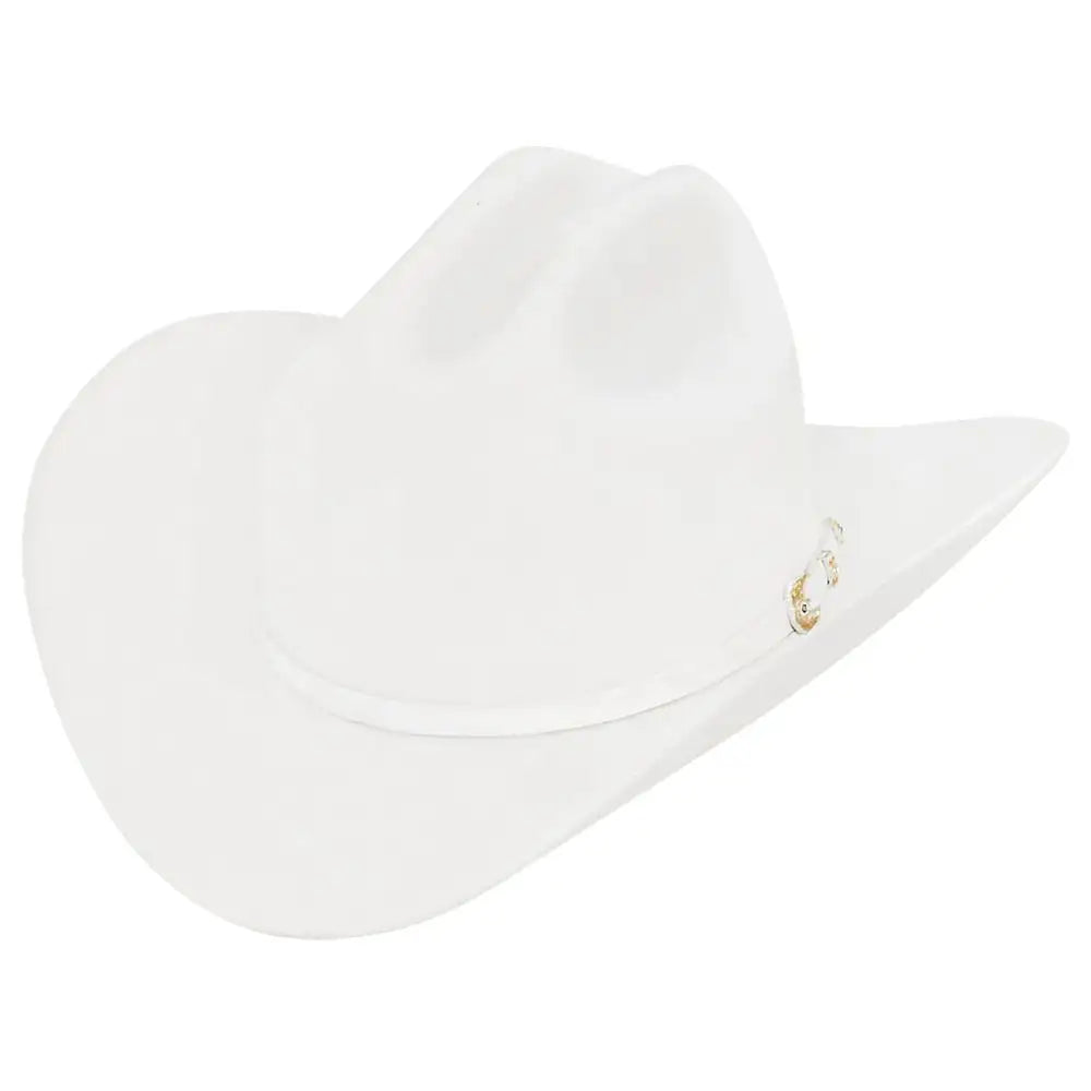 Larry Mahan's Real - (6X) Fur Felt Cowboy Hat White