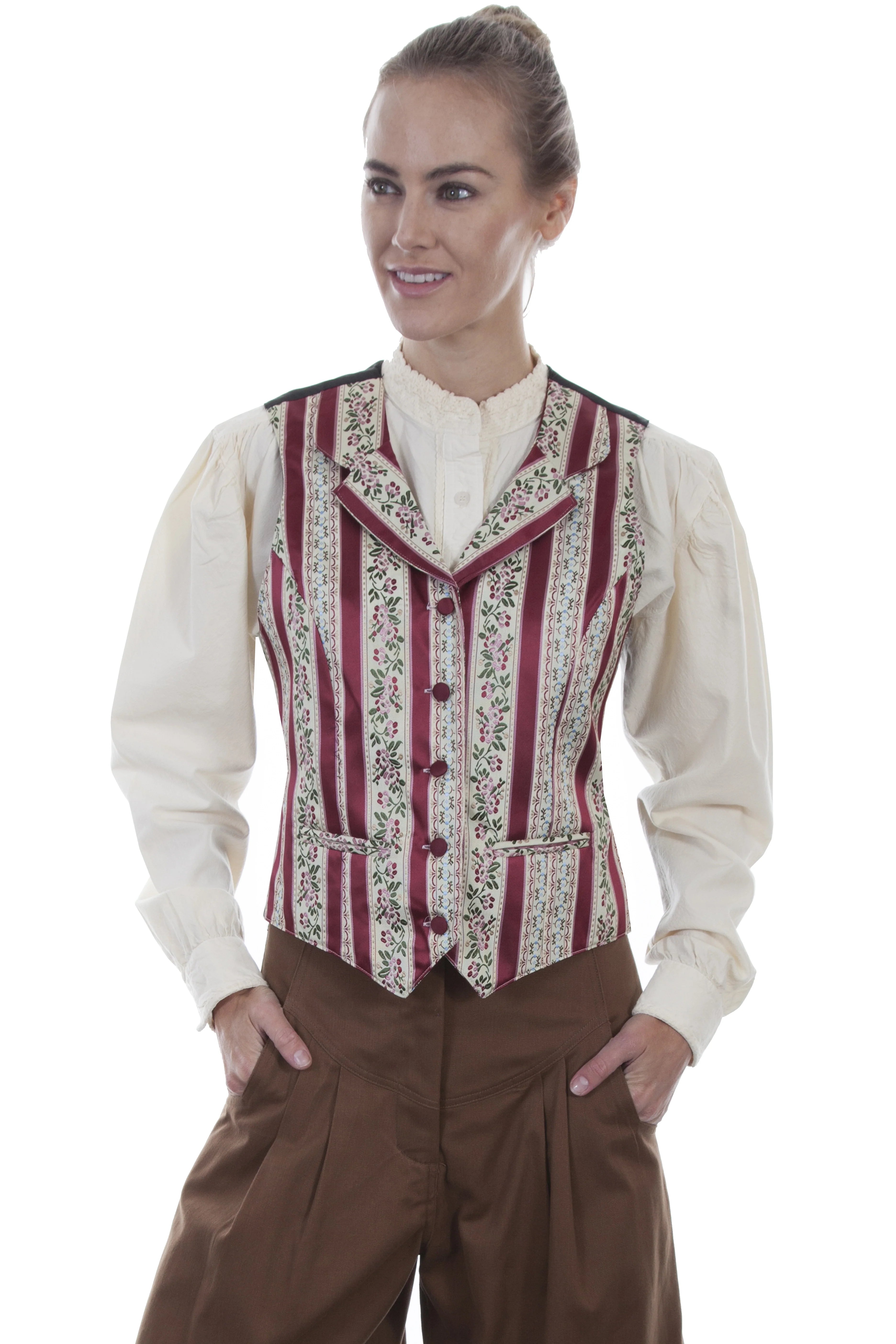 Scully Dixie (RW562) – Women’s Vest Burgundy