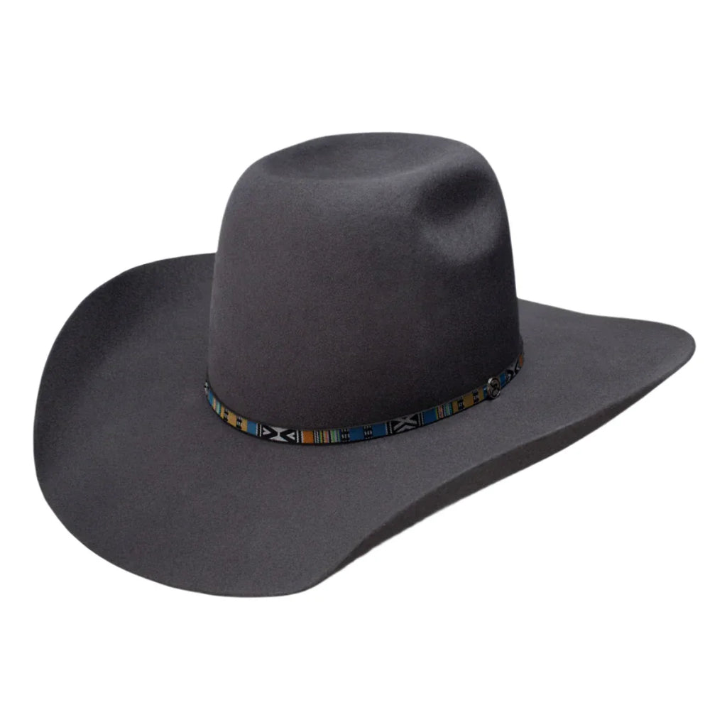 Resistol HOOey Silver Smoke - (3X) Wool Felt Cowboy Hat Grey
