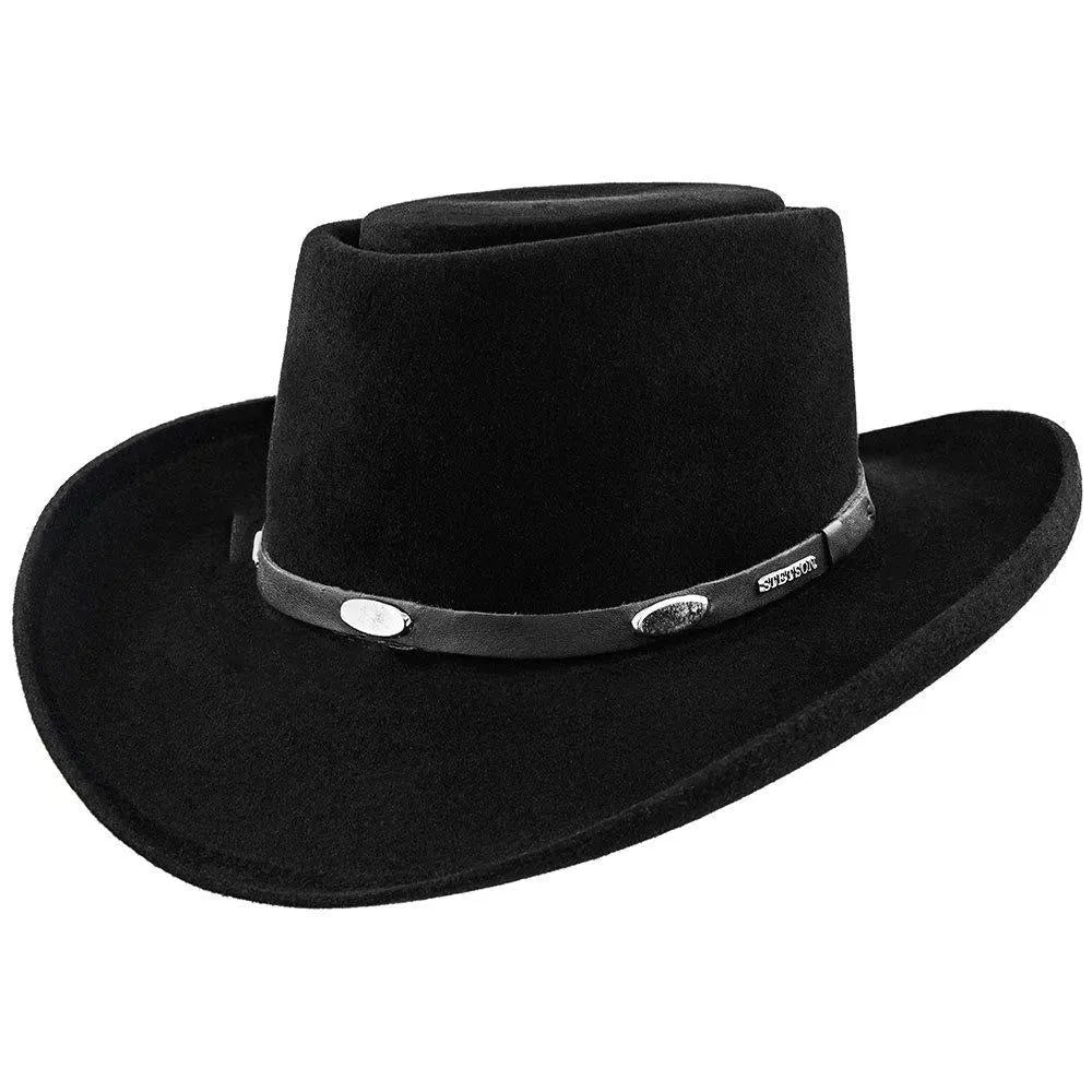 Stetson Royal Flush - (5X) Fur Felt Cowboy Hat Black
