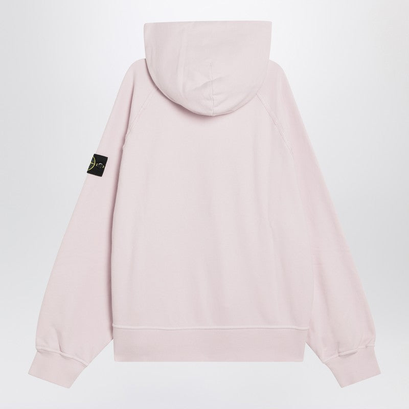 Stone Island Light Pink Hooded Sweatshirt Men