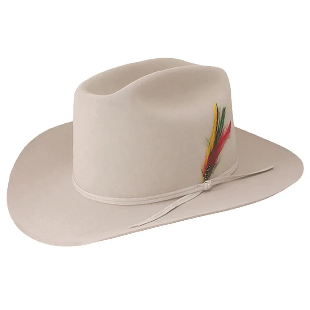 Stetson Range - (6X) Fur Felt Cowboy Hat Silverbelly