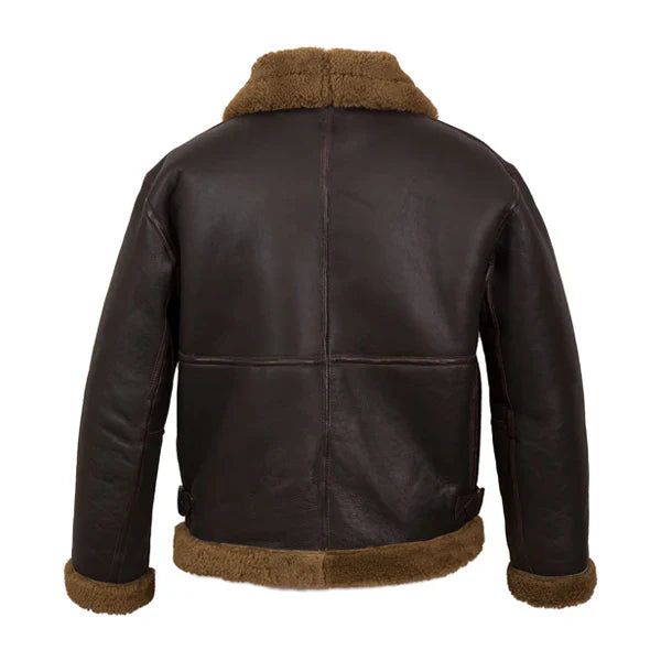 Men’s Aviator Shearling Leather Jacket