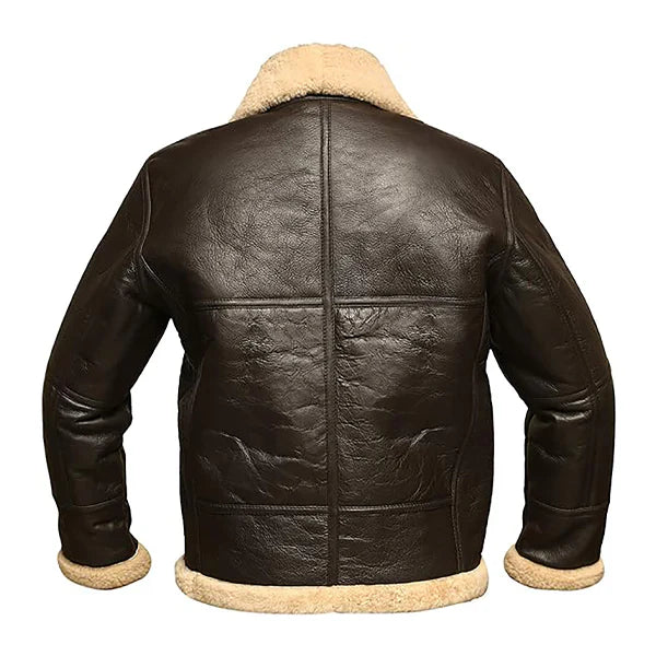Men’s Original B3 Brown Shearling Leather Jacket