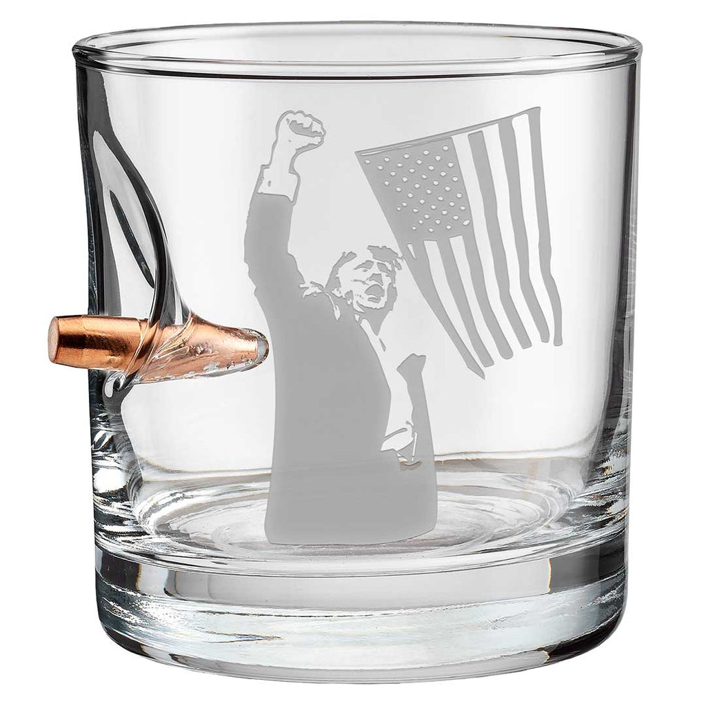 Bulletproof Trump Trump Silhouette One Glass