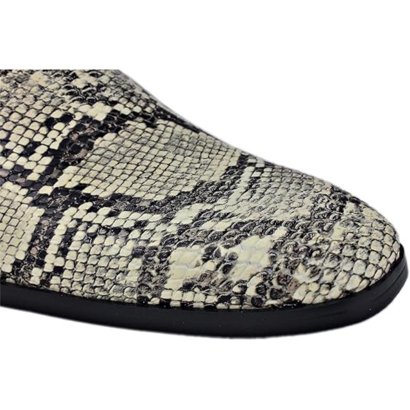 Chelsea Leather Snake skin Boots