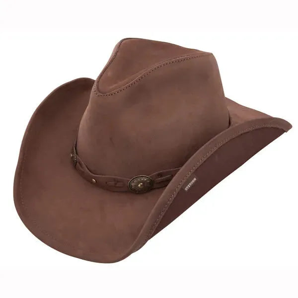 Stetson Roxbury - Leather Cowboy Hat Mocha