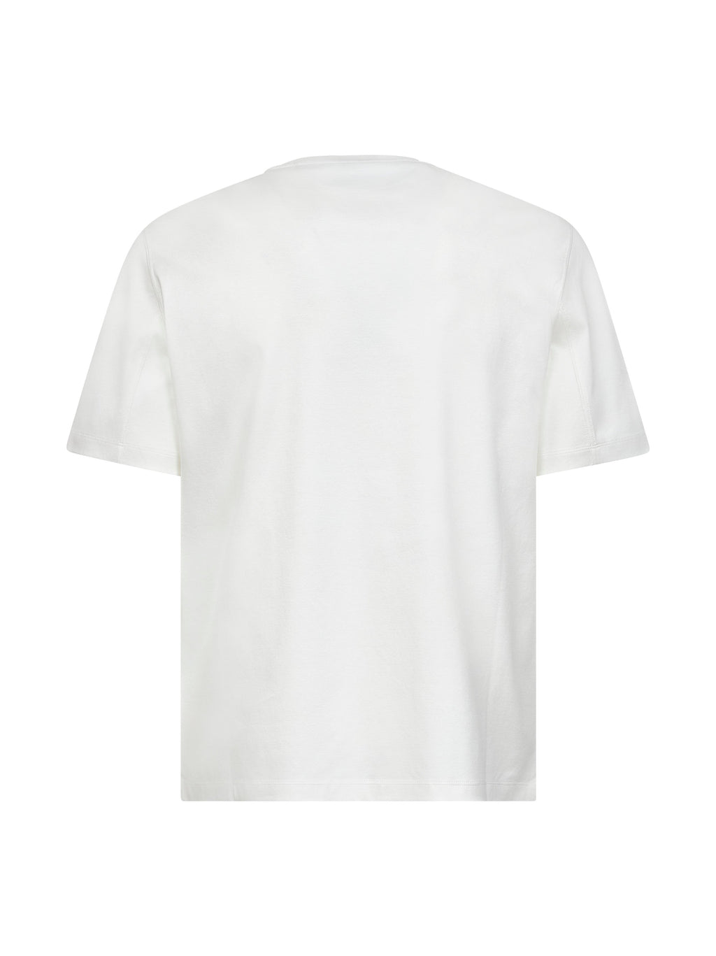 Brunello Cucinelli Men White Solomeo Crest T-Shirt