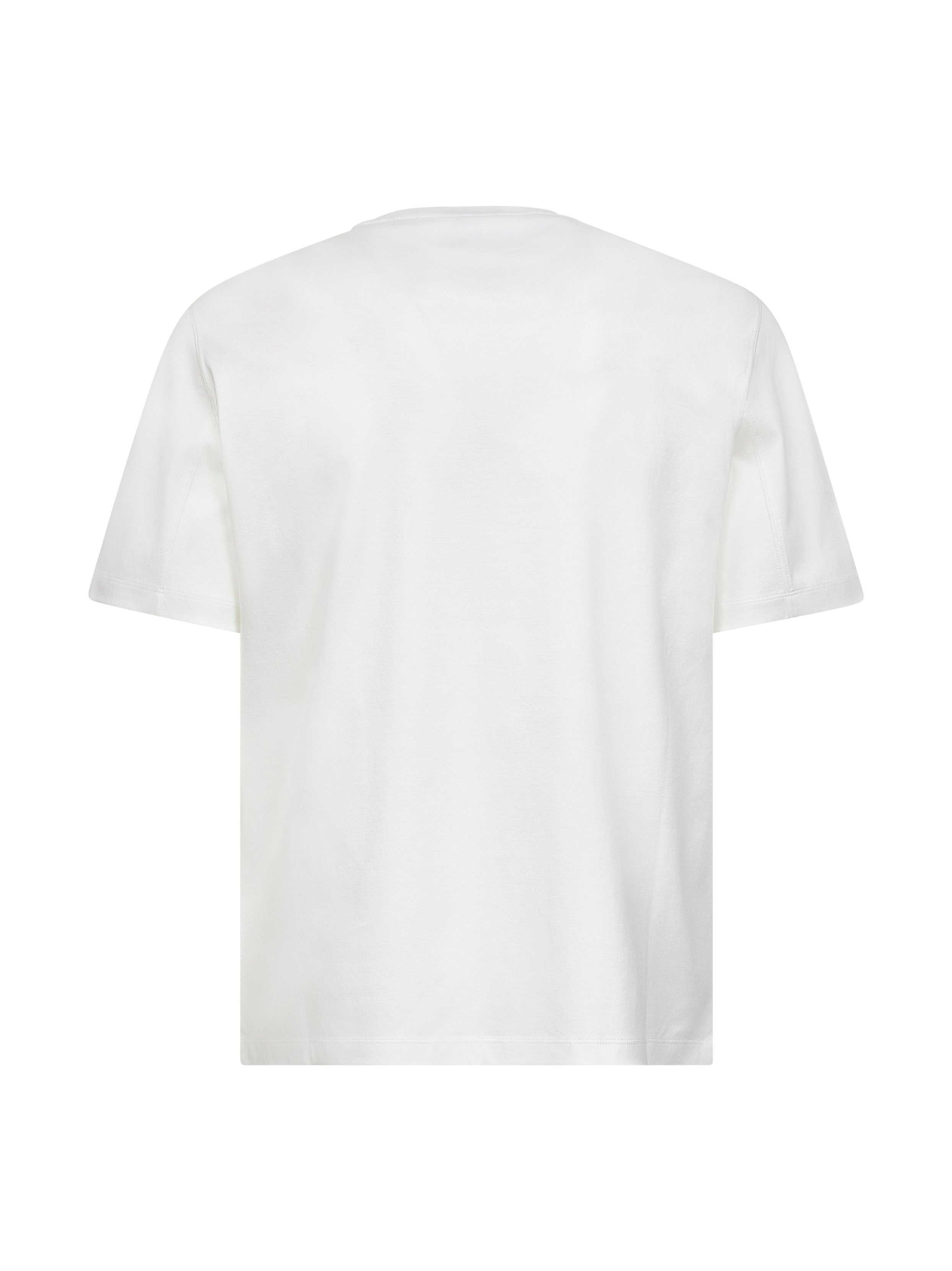 Brunello Cucinelli Men White Solomeo Crest T-Shirt