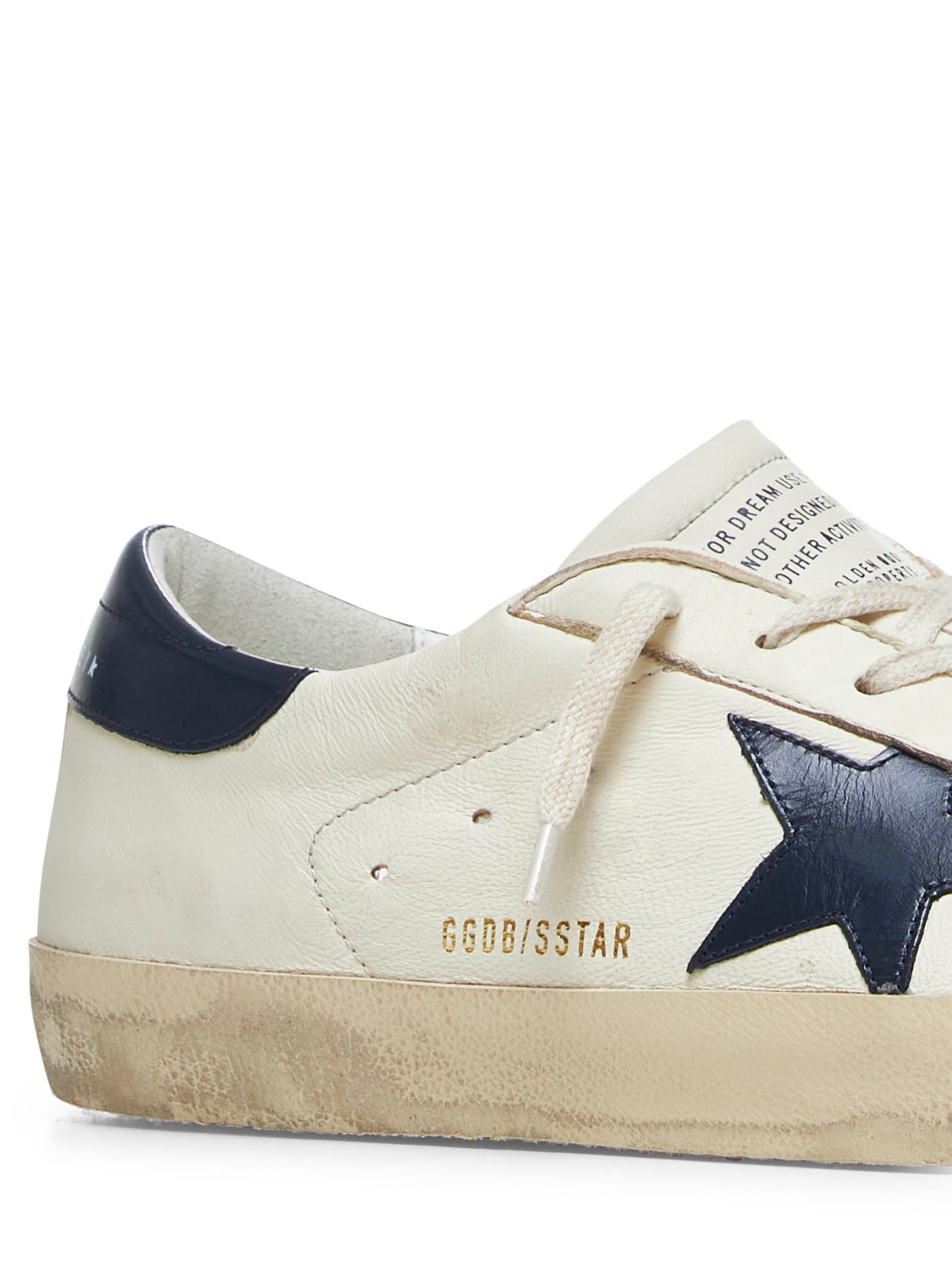 Golden Goose Men Ivory Super-Star Sneakers